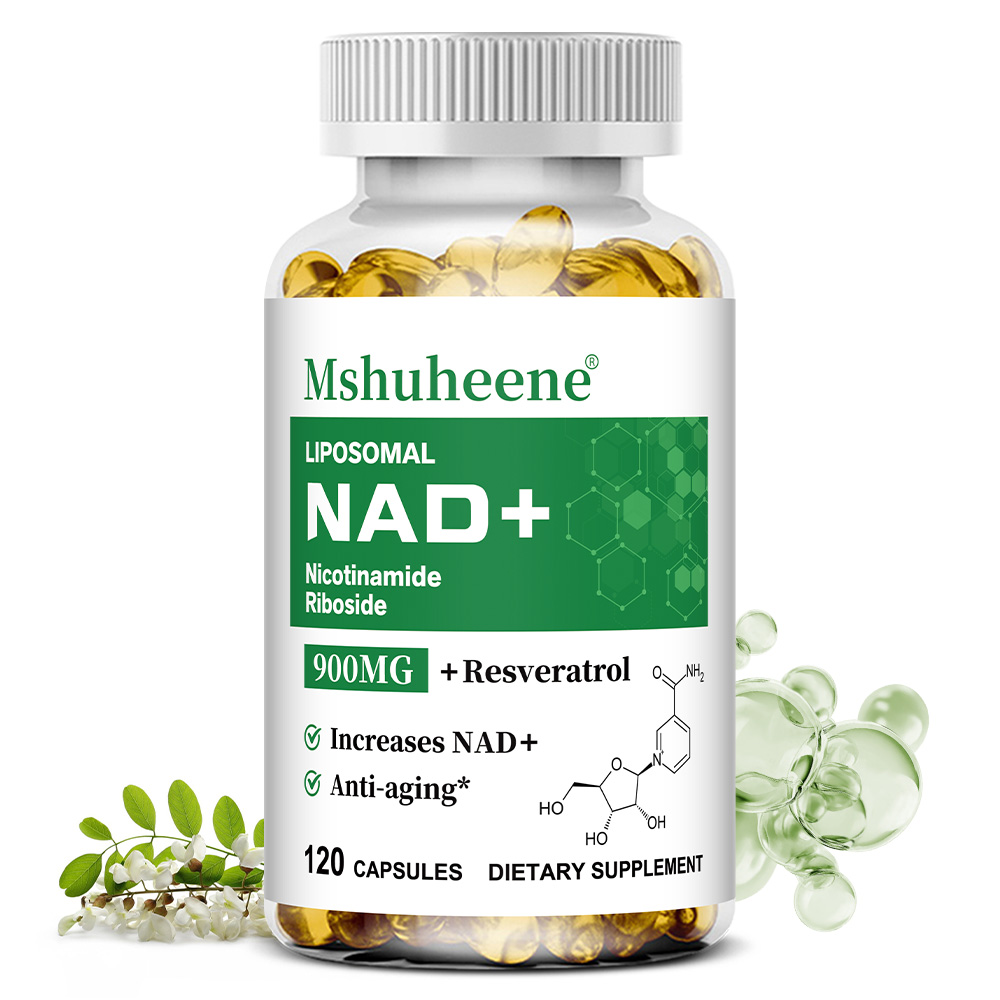 Resveratrol Capsule Anti Aging - NAD+ Booster Capsules with Quercetin Trans-Resveratrol