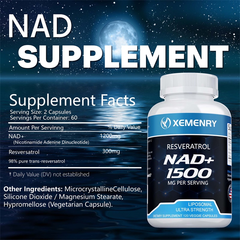 NAD+ Supplements - Contains Re - Resveratrol Capsule Anti Aging recension och pris