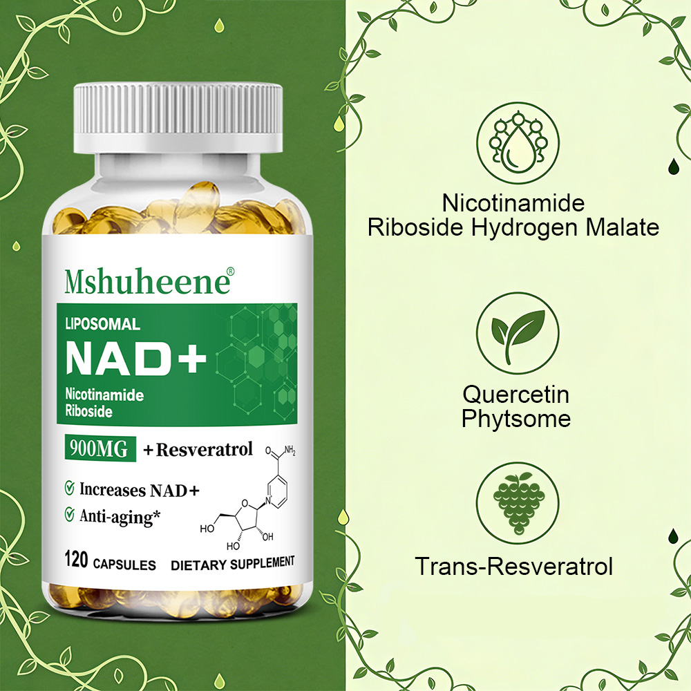 NAD+ Booster Capsules with Que - Resveratrol Capsule Anti Aging recension och pris