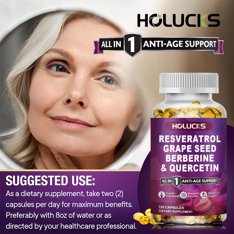 Buy 1 Get 1 Free! Resveratrol  - Resveratrol Capsule Anti Aging recension och pris