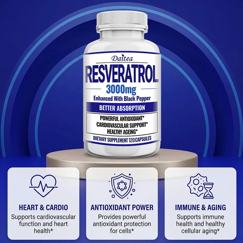 Resveratrol Supplement Capsule - Resveratrol Capsule Anti Aging recension och pris