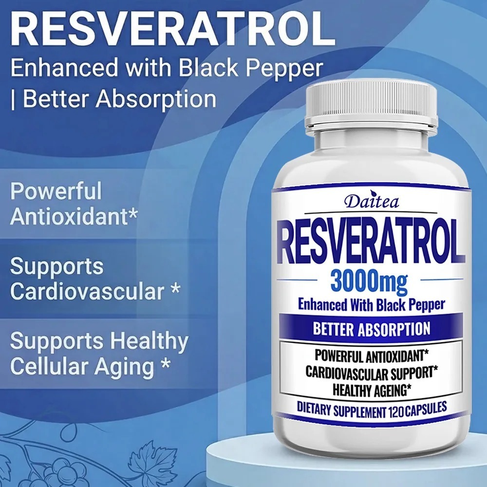Resveratrol Supplement Capsule - Resveratrol Capsule Anti Aging recension och pris