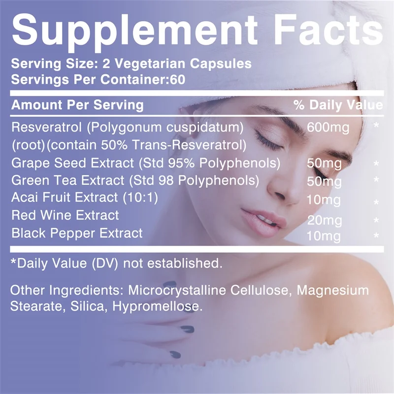 Resveratrol Capsules - Antioxi - Resveratrol Capsule Anti Aging recension och pris