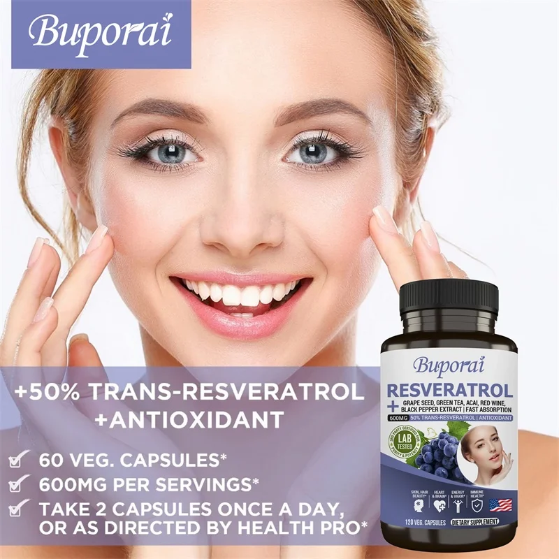 Resveratrol Capsules - Antioxi - Resveratrol Capsule Anti Aging recension och pris