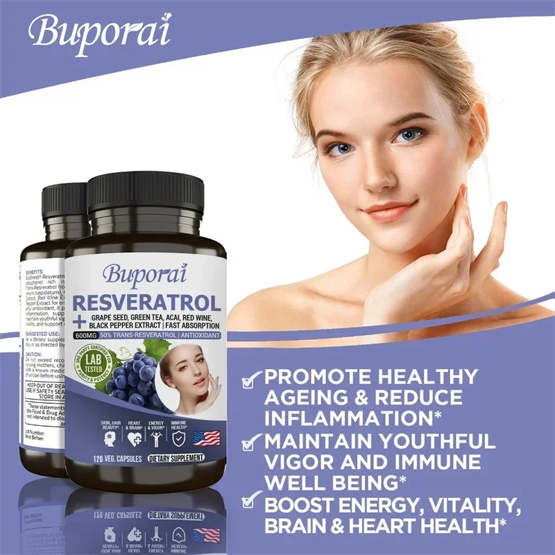Resveratrol Capsules - Antioxi - Resveratrol Capsule Anti Aging recension och pris