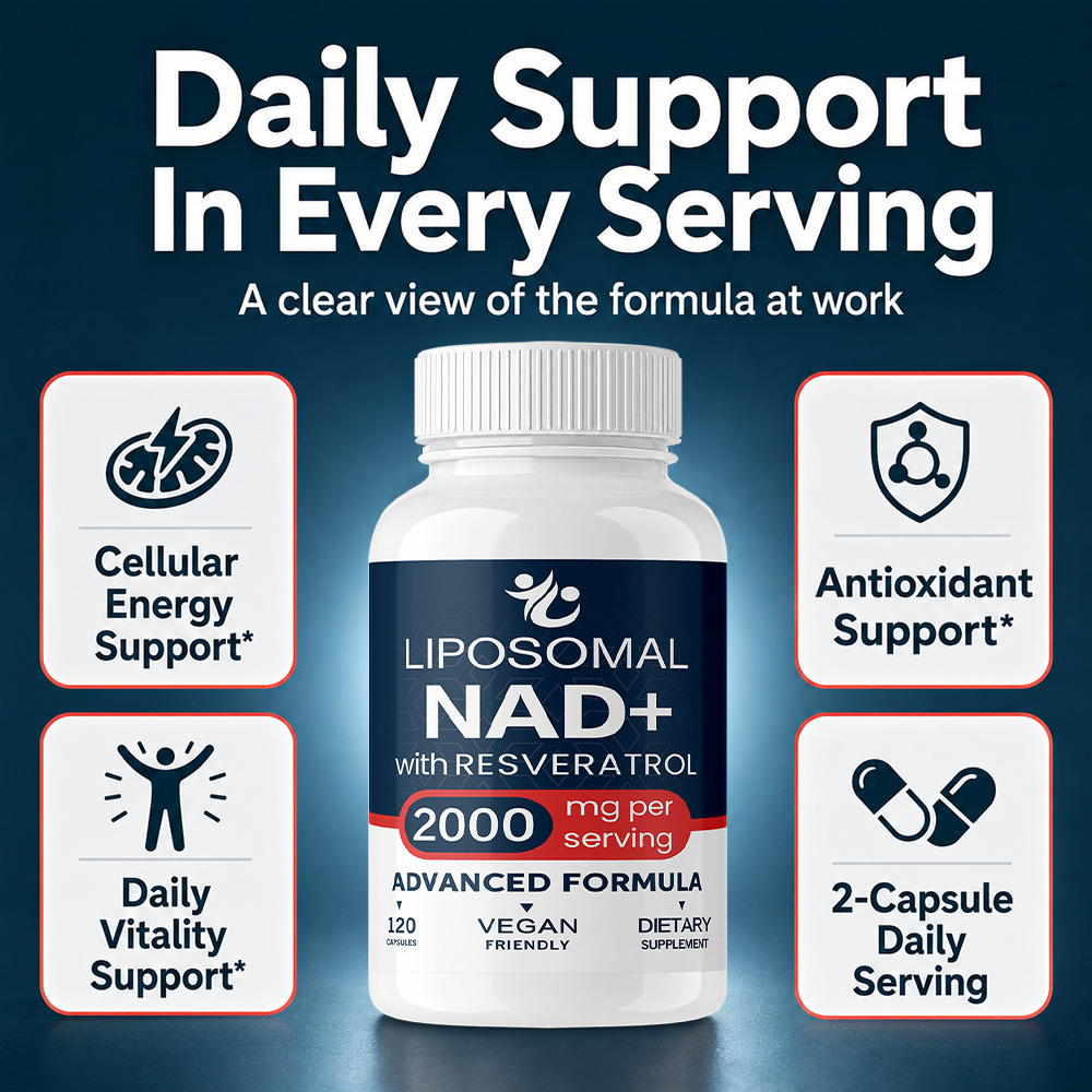 Liposomal Nad+supplement with  - Resveratrol Capsule Anti Aging recension och pris