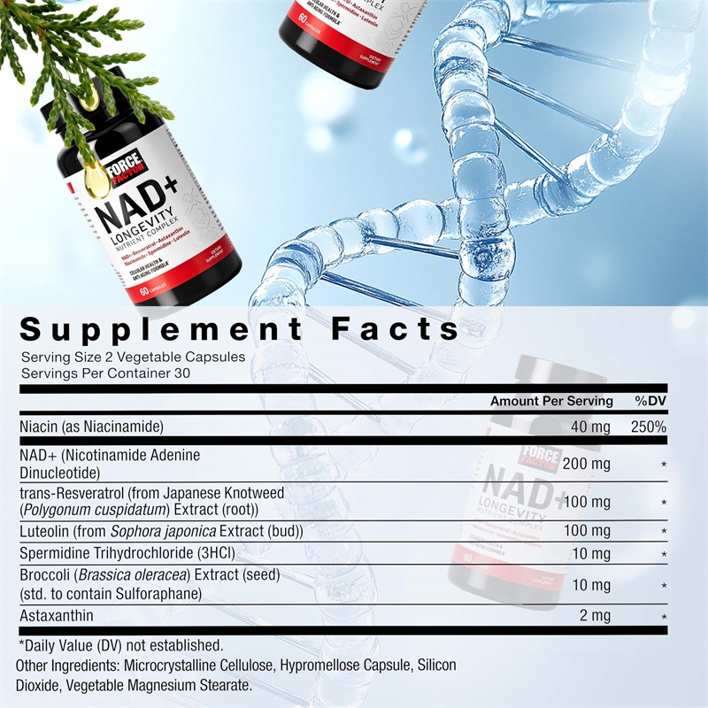 NAD + Resveratrol - Anti-aging - Resveratrol Capsule Anti Aging recension och pris