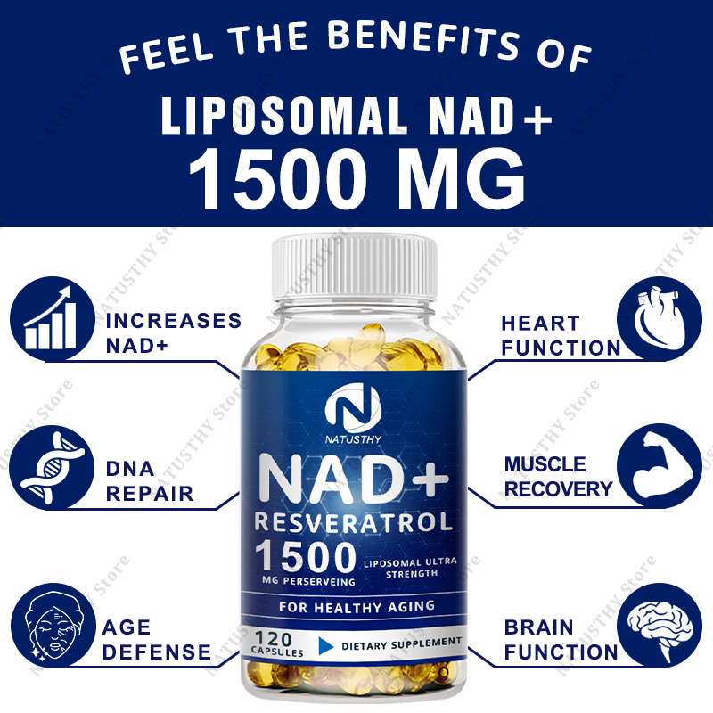 NAD Capsules Supplements - Wit - Resveratrol Capsule Anti Aging recension och pris